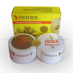 Esther Whitening Cream S-M + Sabun Esther (Original)